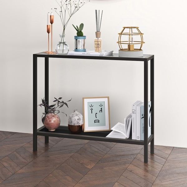 Bronze Metal Rectangular Console Tables Within Best And Newest Shop Rigan Blackened Bronze Console Table – On Sale – Free (View 10 of 10)