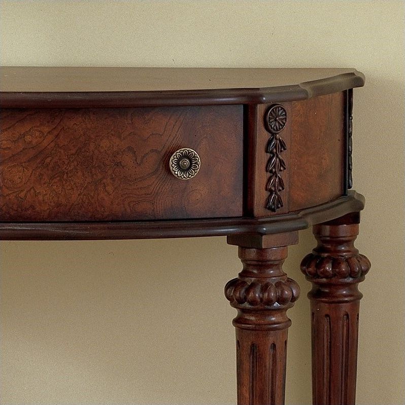 Butler Specialty Plantation Cherry Wood Console Table Pertaining To Preferred Heartwood Cherry Wood Console Tables (View 10 of 10)
