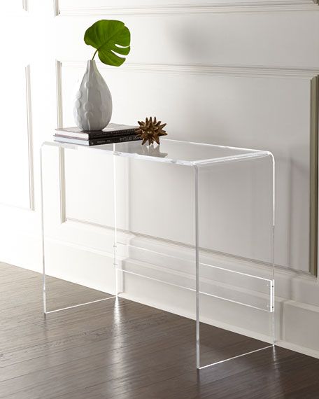 Carillo Acrylic Console Inside Recent Acrylic Modern Console Tables (View 9 of 10)