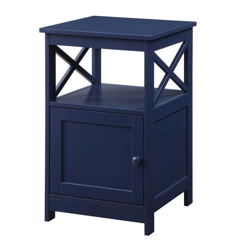 Cobalt Console Tables Throughout Most Up To Date Convenience Concepts Oxford End Table With Cabinet In (View 10 of 10)