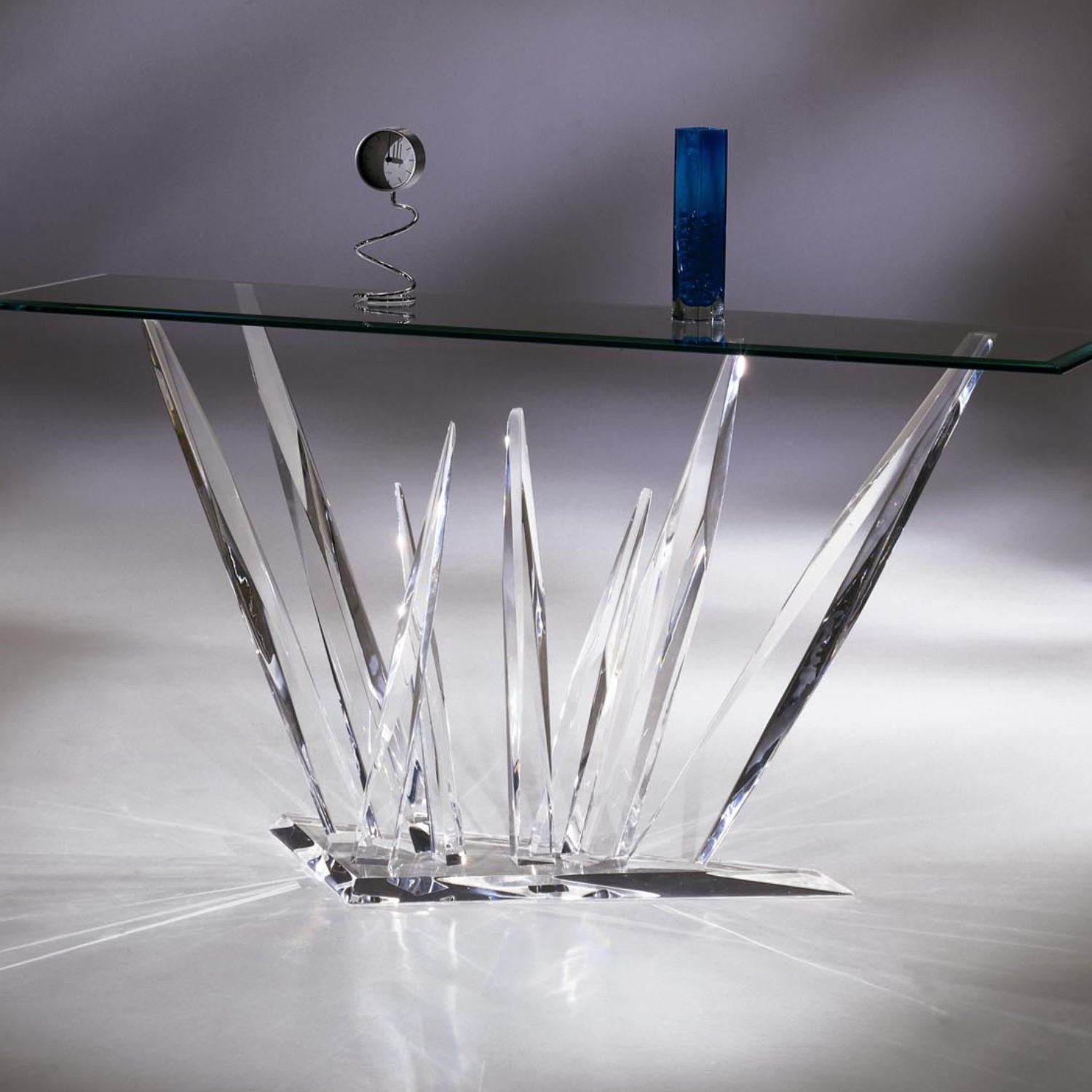 Crystals Sofa Table Base, Acrylic Coffee Tables, Acrylic Inside Well Known Acrylic Modern Console Tables (View 2 of 10)