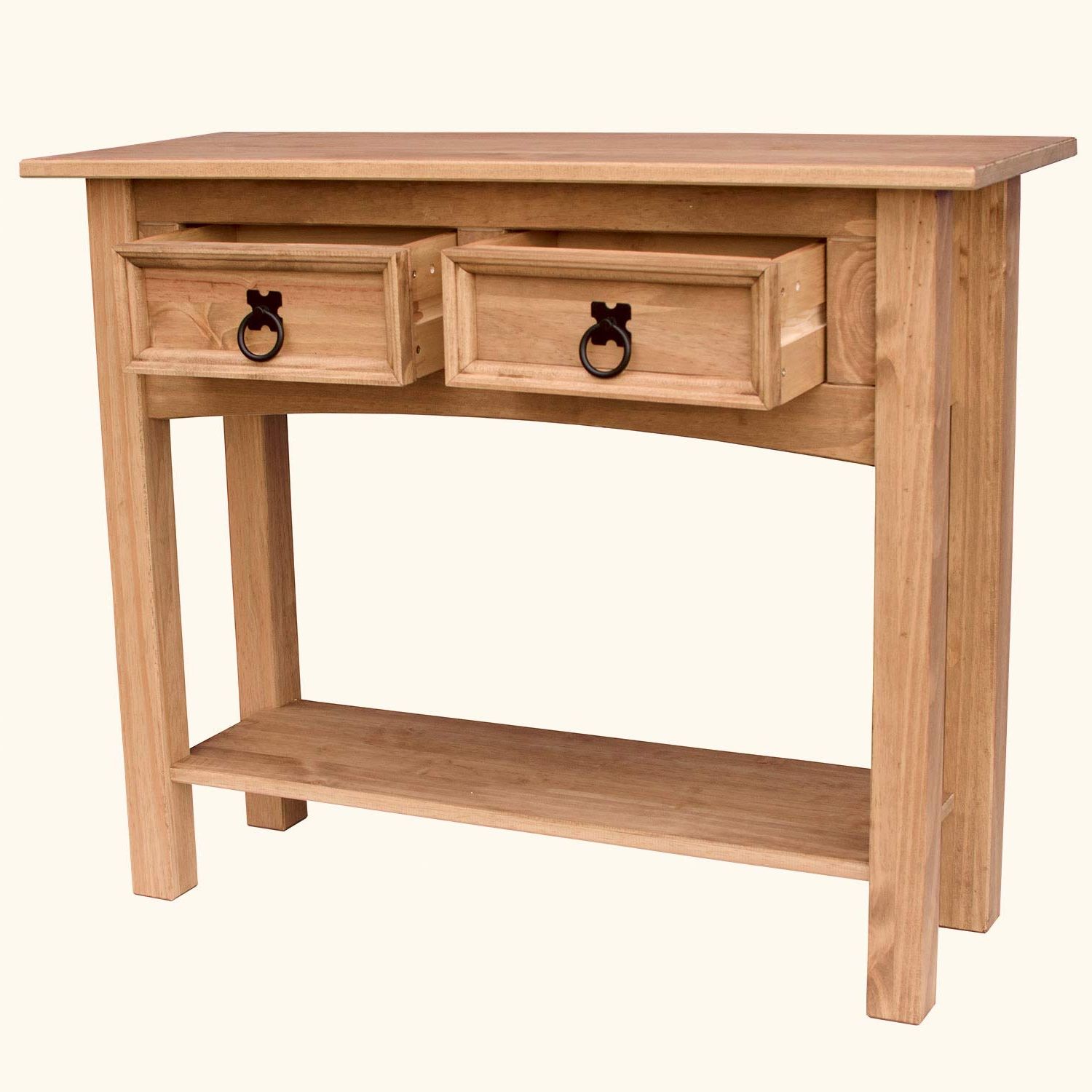 Current 2 Drawer Console Tables Throughout Home Discount Corona 2 Drawer Pine Console Table With (View 2 of 10)