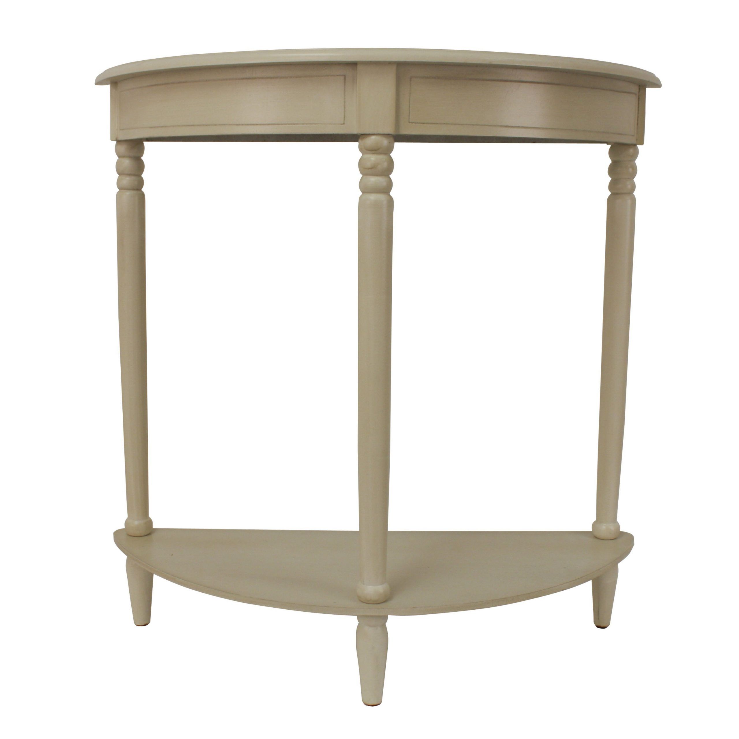 Decor Therapy Simplicity Half Moon Console Table & Reviews Pertaining To Well Liked Round Console Tables (View 10 of 10)