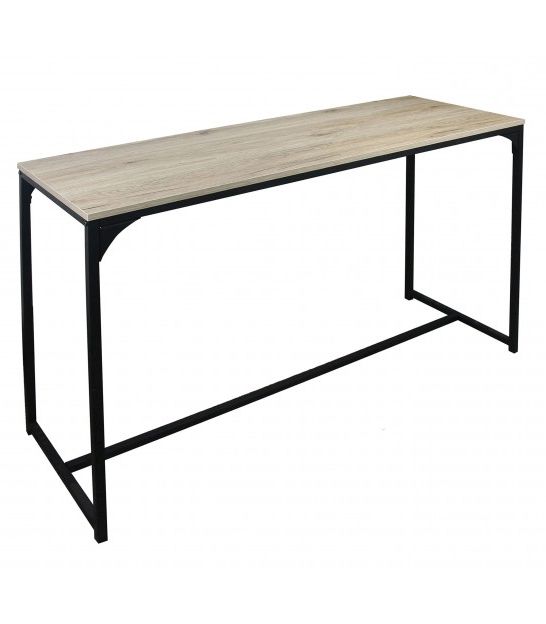 Design Black Metal Console Table Zen – Length 60cm In Well Known Natural And Black Console Tables (View 2 of 10)