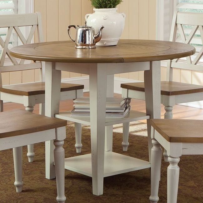 Famous Leaf Round Console Tables With Al Fresco Iii Drop Leaf Table Liberty Furniture (View 4 of 10)