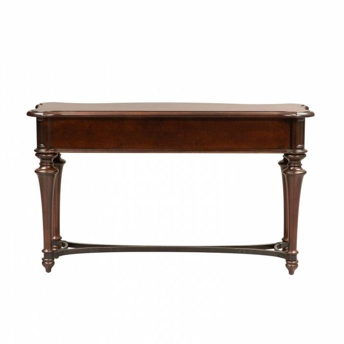 Fashionable Brown Wood Console Table Kingston Plantation (720 Ot Intended For Brown Wood Console Tables (View 5 of 10)