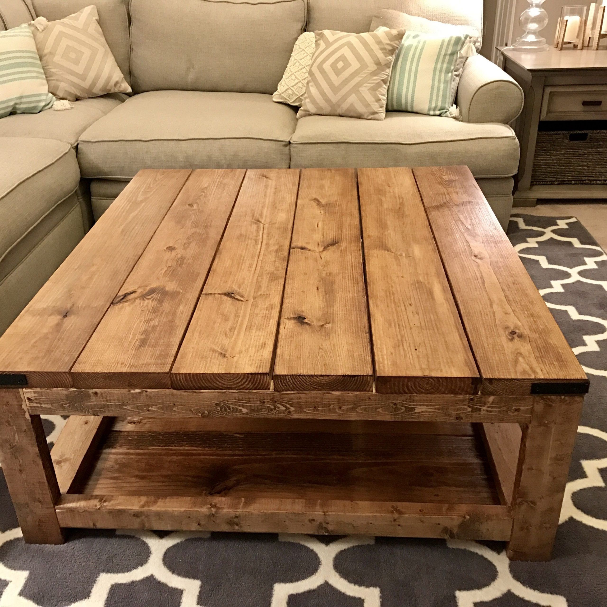 Fashionable Diy Square Coffee Table (View 2 of 10)