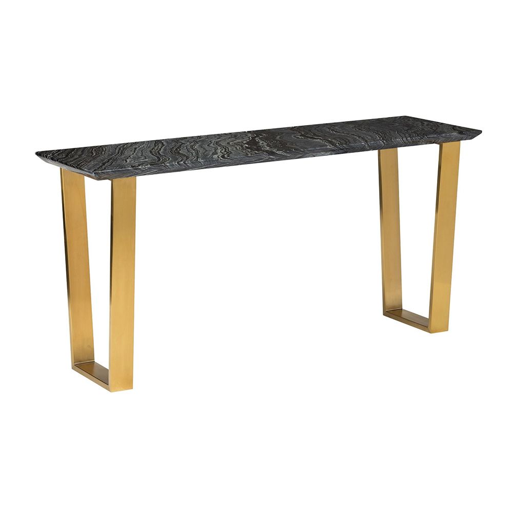 Favorite Catrine Console Table – Black Gold – Rouse Home With Regard To Black And Gold Console Tables (View 3 of 10)