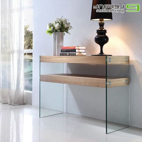 Gloss White Steel Console Tables Regarding Fashionable China Curved Glass Console Table With High Gloss White Mdf (View 4 of 10)
