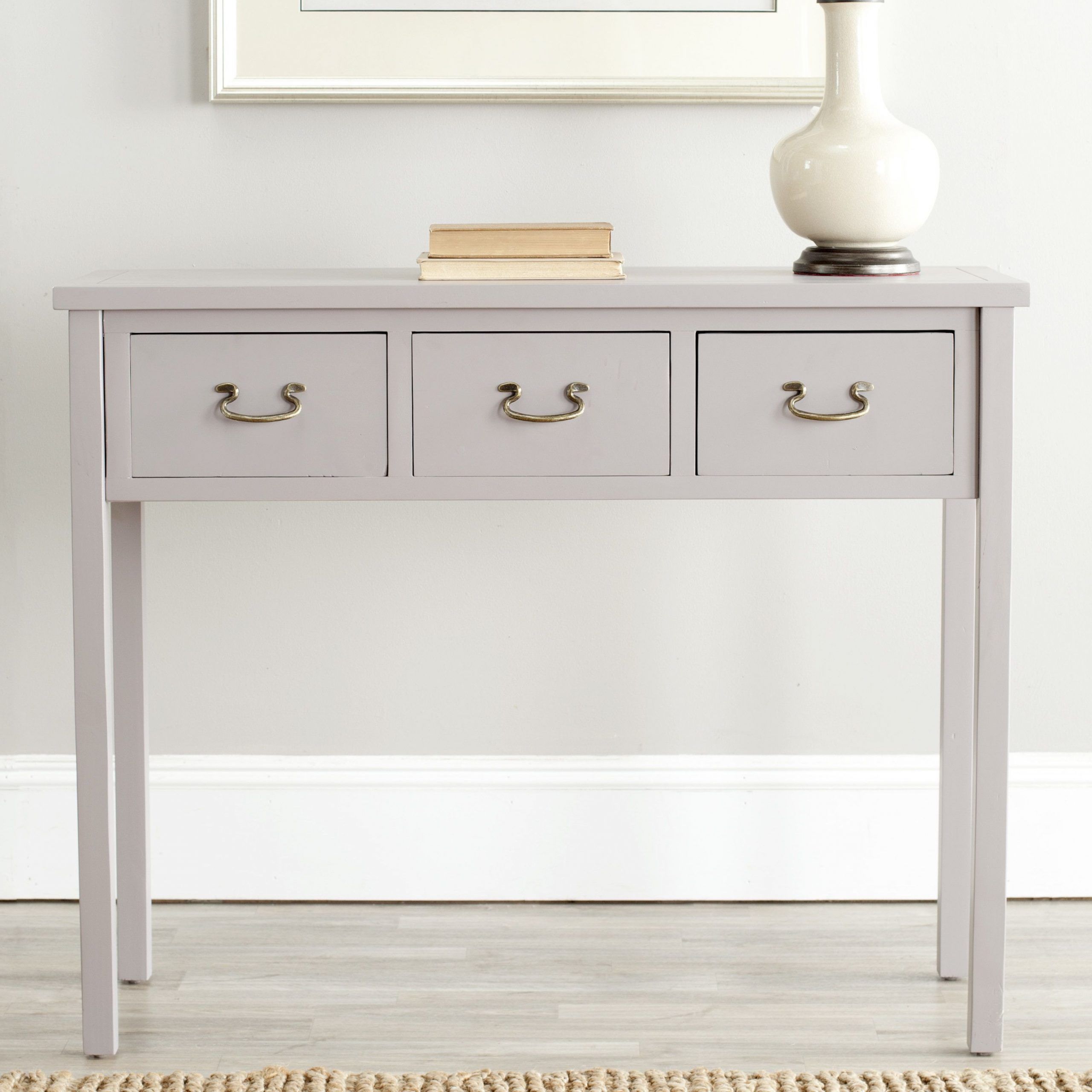 Gray Console Table, Shabby Chic (View 1 of 10)