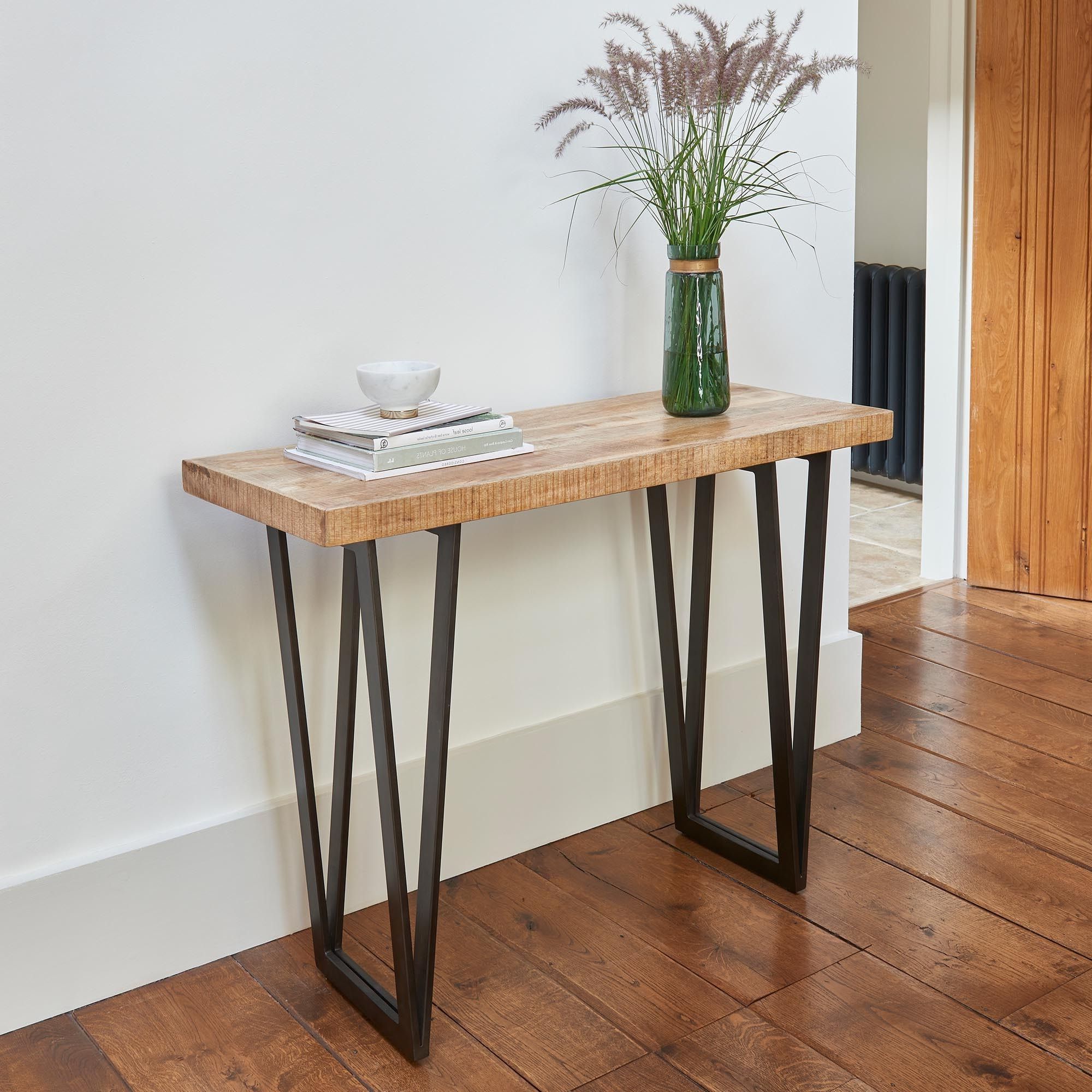 Industrial Mango Wood Console Table (View 5 of 10)