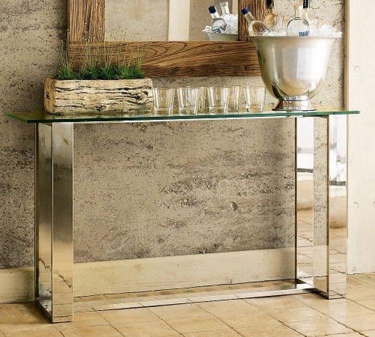 Mirrored And Chrome Modern Console Tables For Well Known How To Style Modern Console Tables (View 4 of 10)