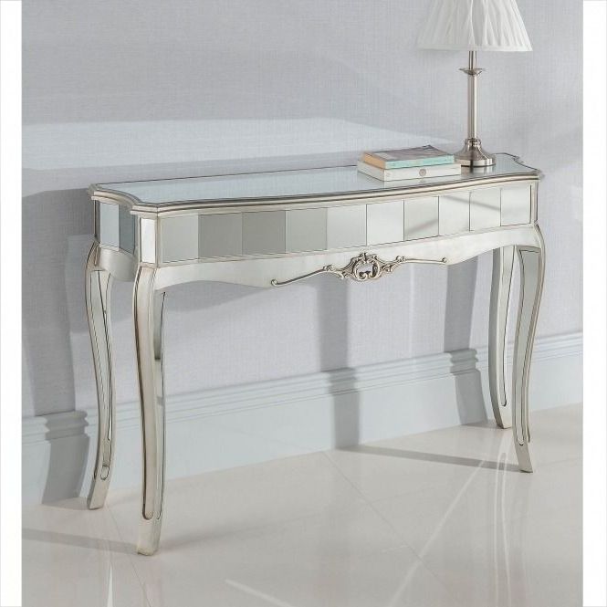 Mirrored Console Table Within Antique Mirror Console Tables (View 9 of 10)