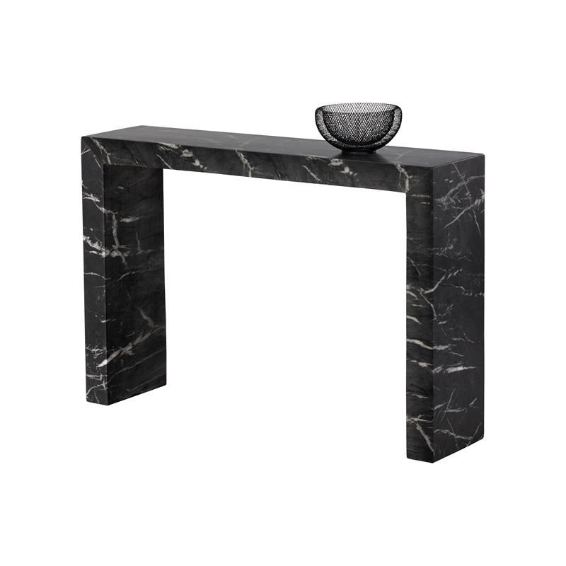 Modern Concrete Console Tables Inside Most Recently Released Sunpan Axle 47" Rectangular Modern Concrete Console Table (View 9 of 10)