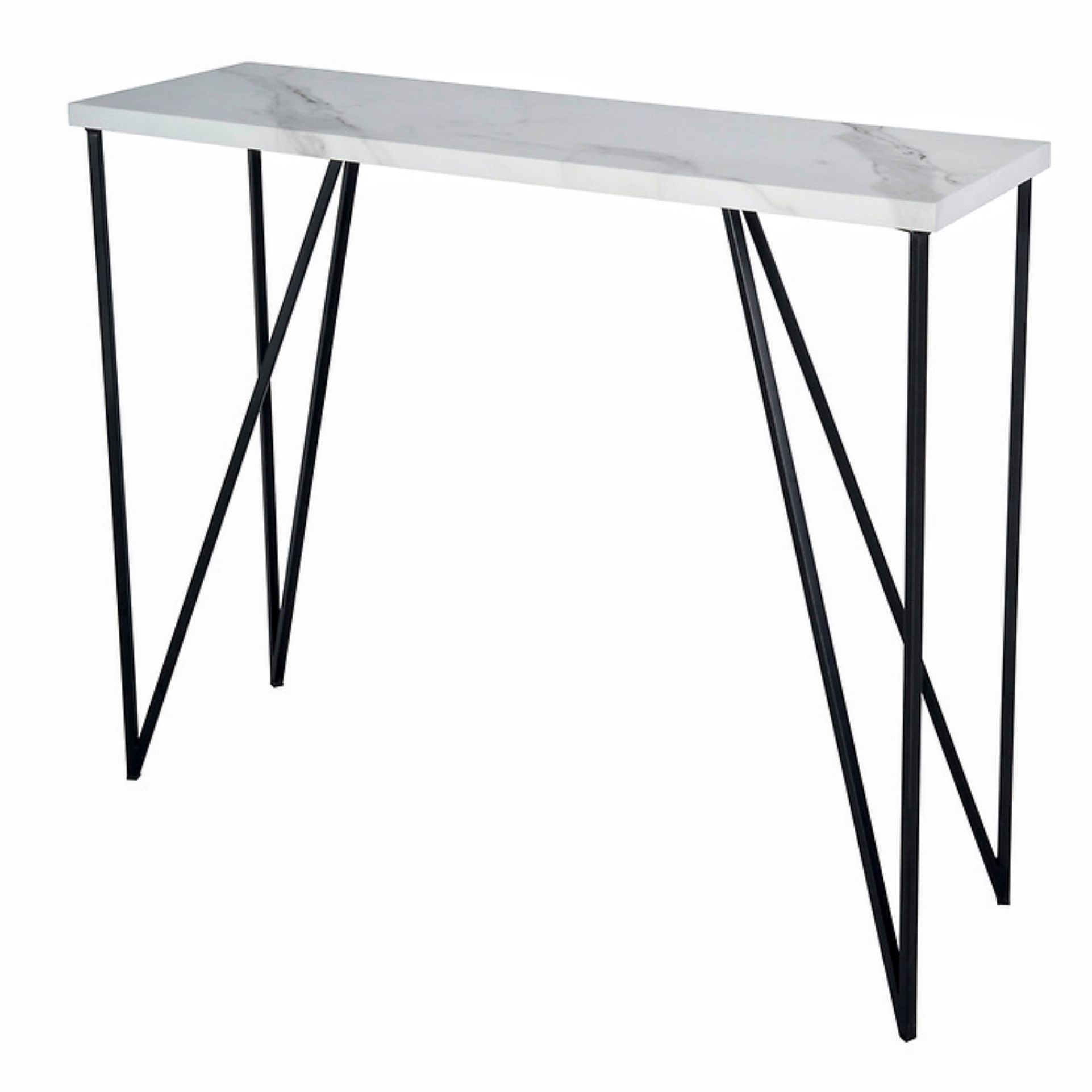 Most Popular Adonia – White Marble Console Table – Lightbox With White Marble And Gold Console Tables (View 4 of 10)