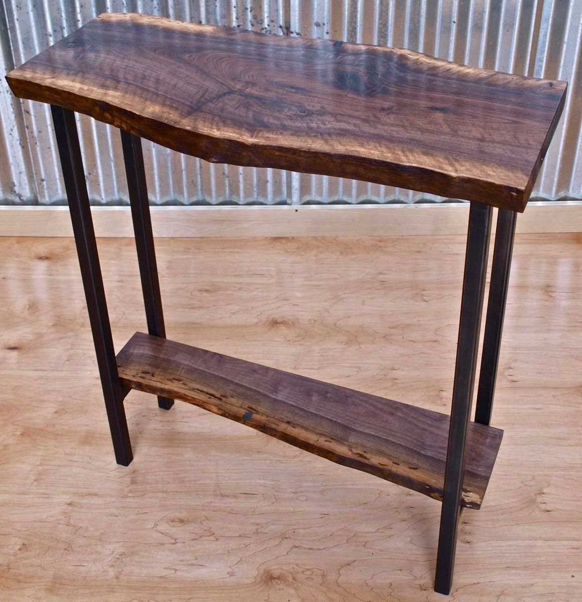Most Popular Handmade Walnut Console Tablewitness Tree Studios Intended For Hand Finished Walnut Console Tables (View 8 of 10)