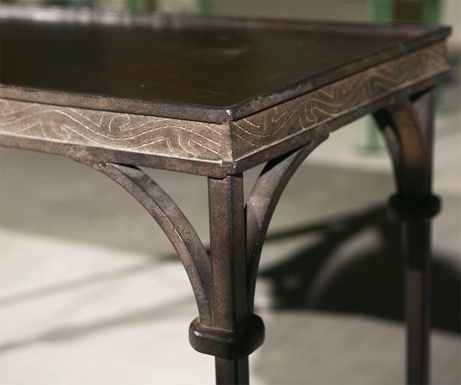 Most Up To Date Wrought Iron Console Table At 1stdibs Within Wrought Iron Console Tables (View 8 of 10)