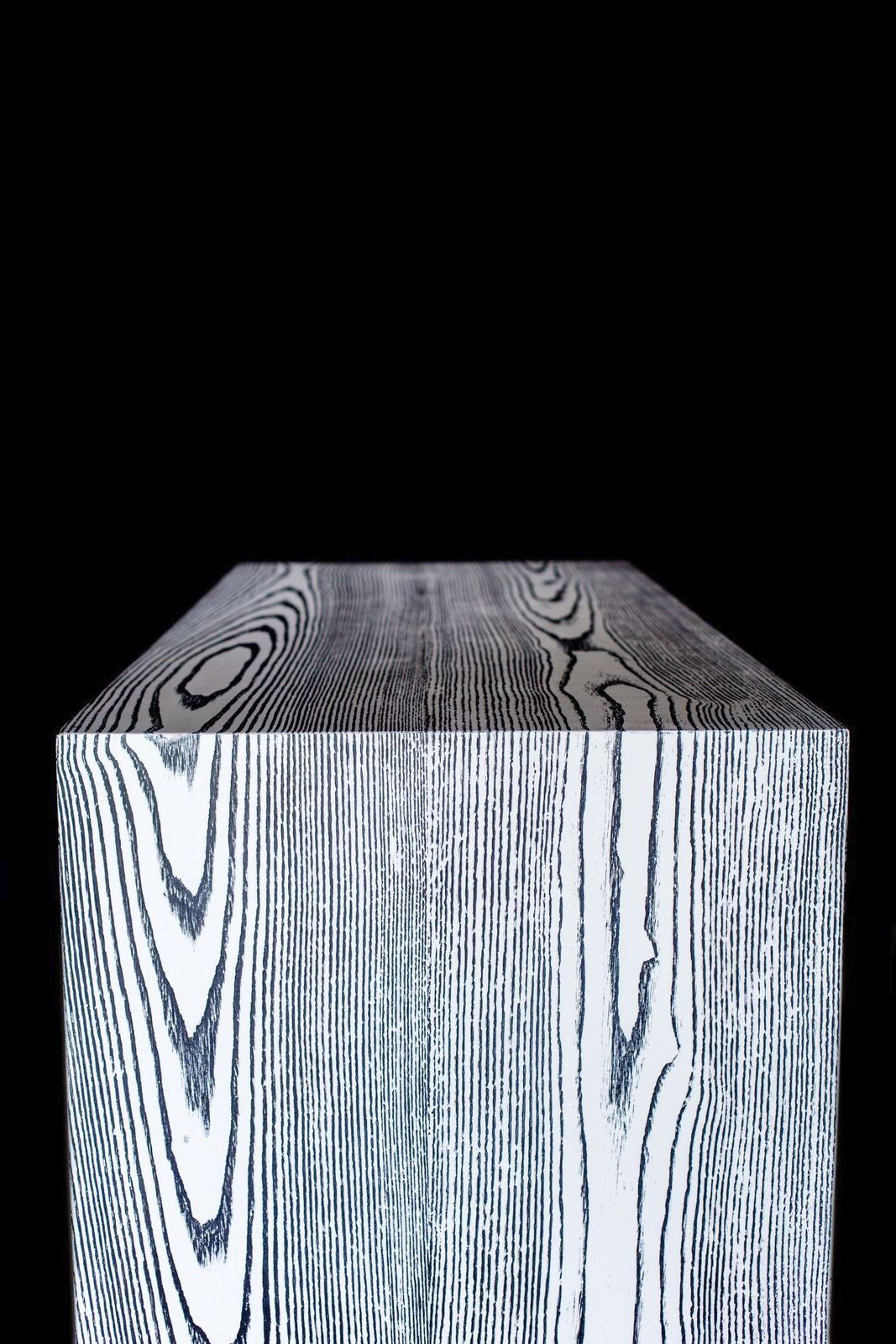 Newest Console Table From Our Waterfall Collection In Solid Ash Pertaining To White Grained Wood Hexagonal Console Tables (View 6 of 10)