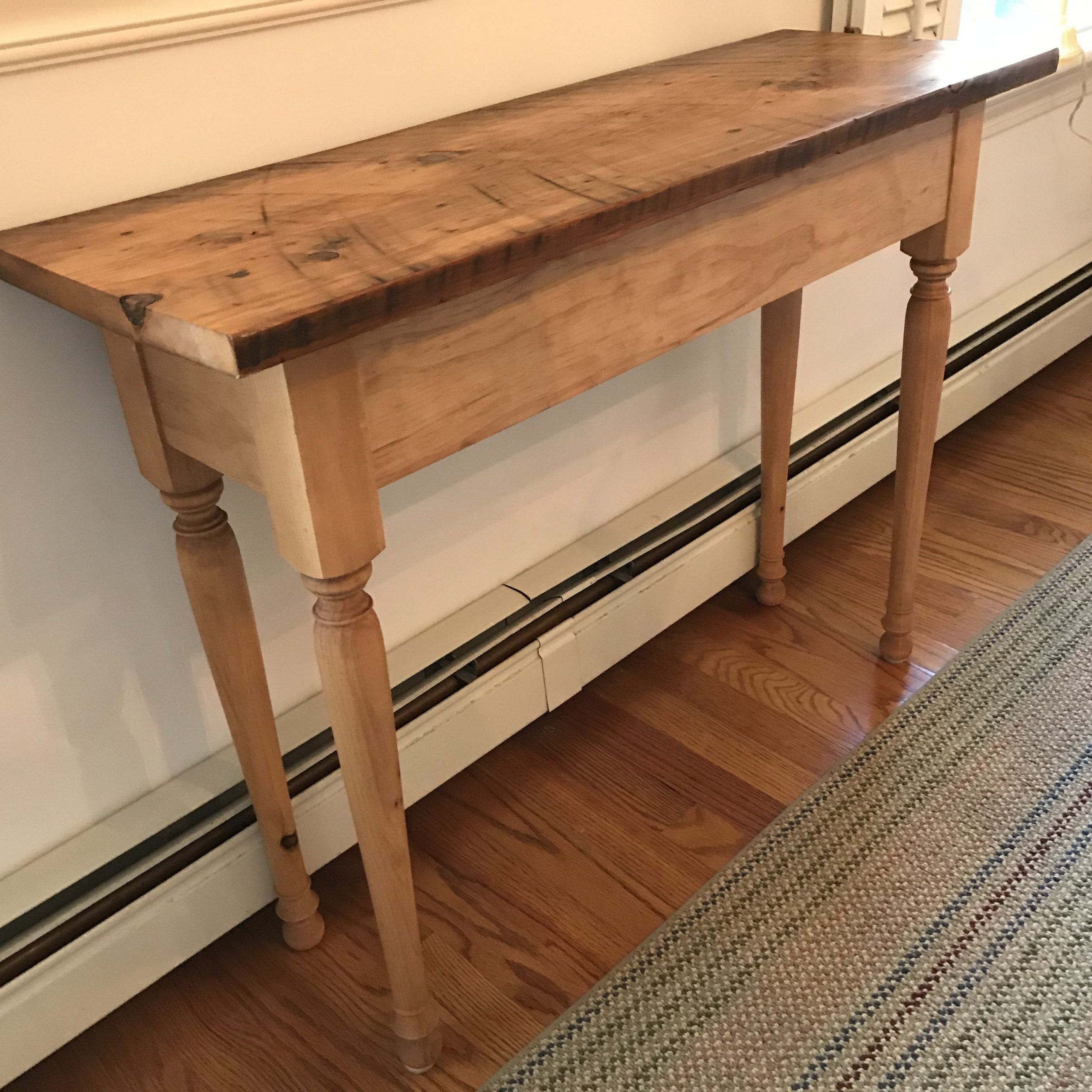 Newest Hand Crafted Reclaimed Wood Console Tablejohn Gaines With Regard To Smoked Barnwood Console Tables (View 2 of 10)