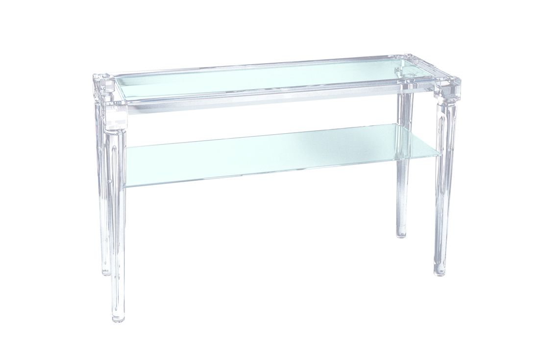 Popular Console In Plexiglass 'enea' – Cast Acrylic Furnishings With Regard To Acrylic Modern Console Tables (View 7 of 10)