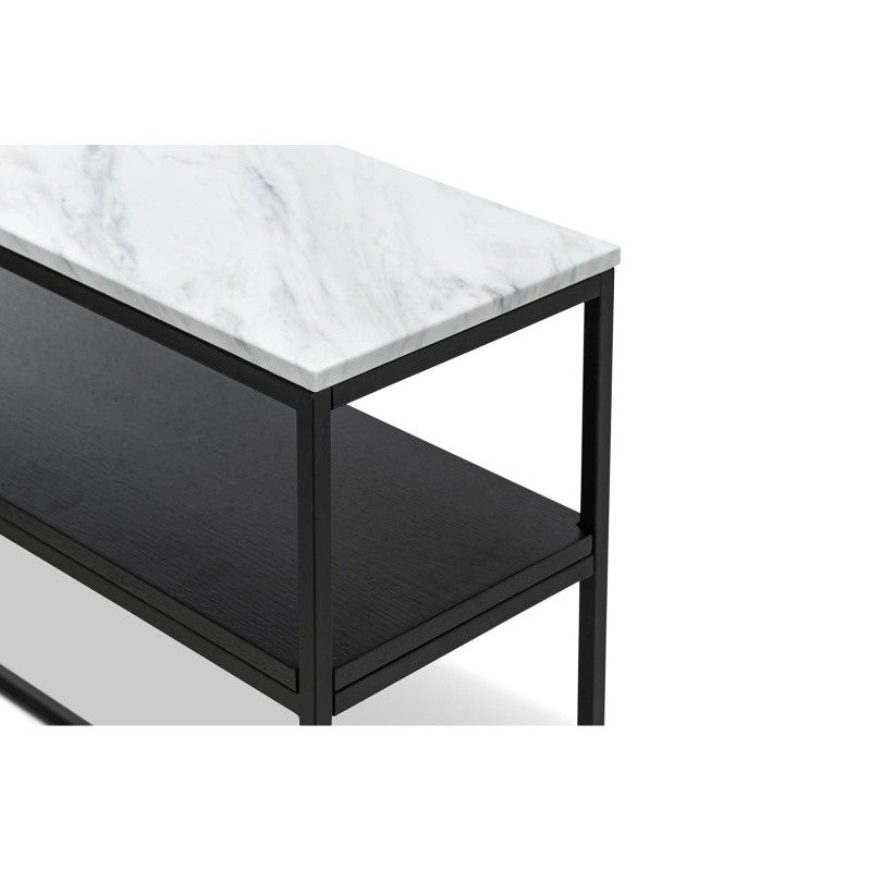 Preferred Ebonie Cultured Marble Topped Console Table, 120cm Within Marble Console Tables Set Of  (View 10 of 10)