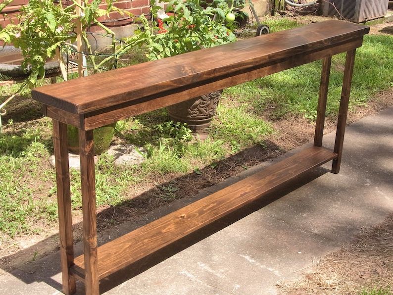 Rustic Barnside Console Tables Within Most Up To Date 72 Inch Rustic Console Table Extra Narrow Sofa Table (View 4 of 10)
