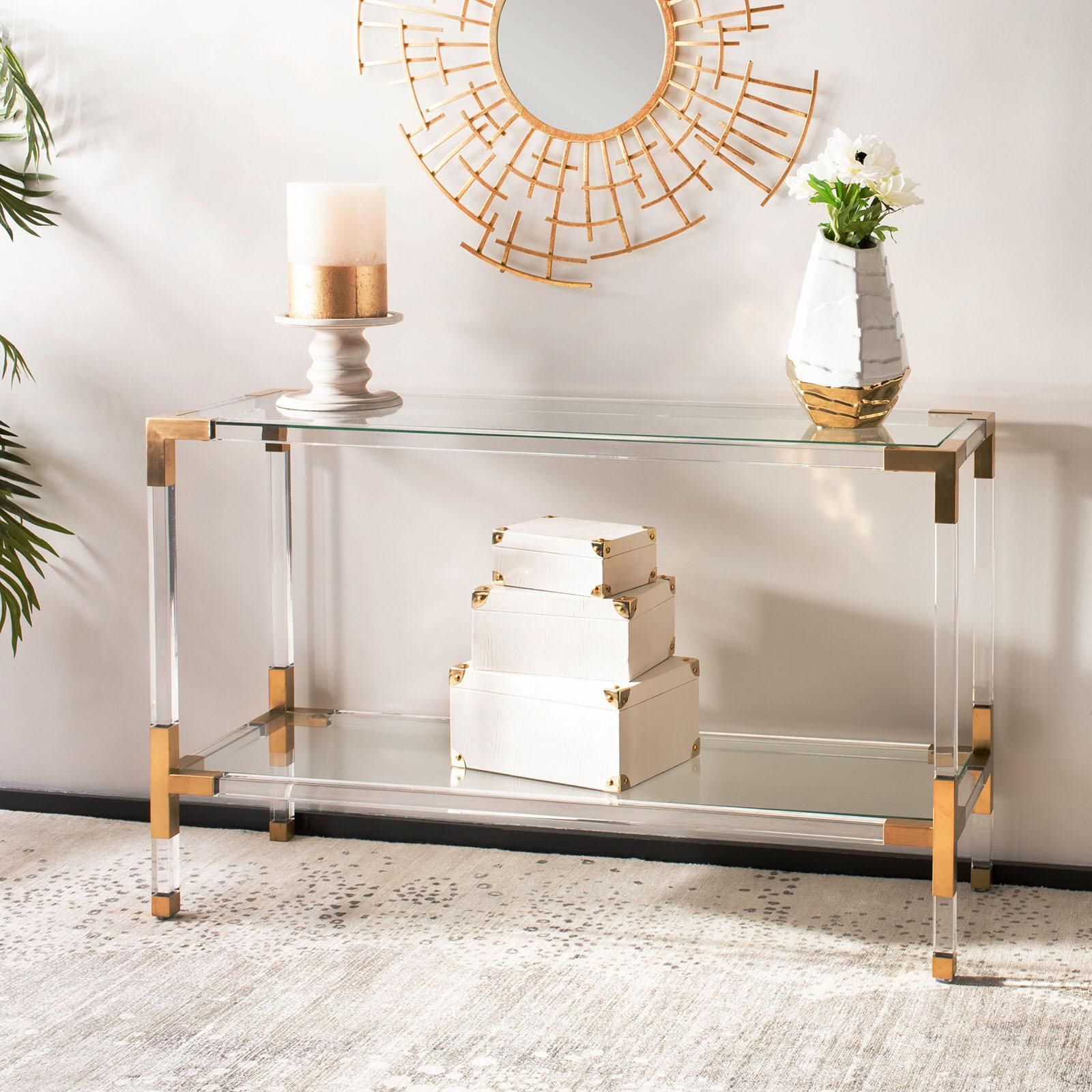 Safavieh Couture Arverne Console – Brass (View 1 of 10)
