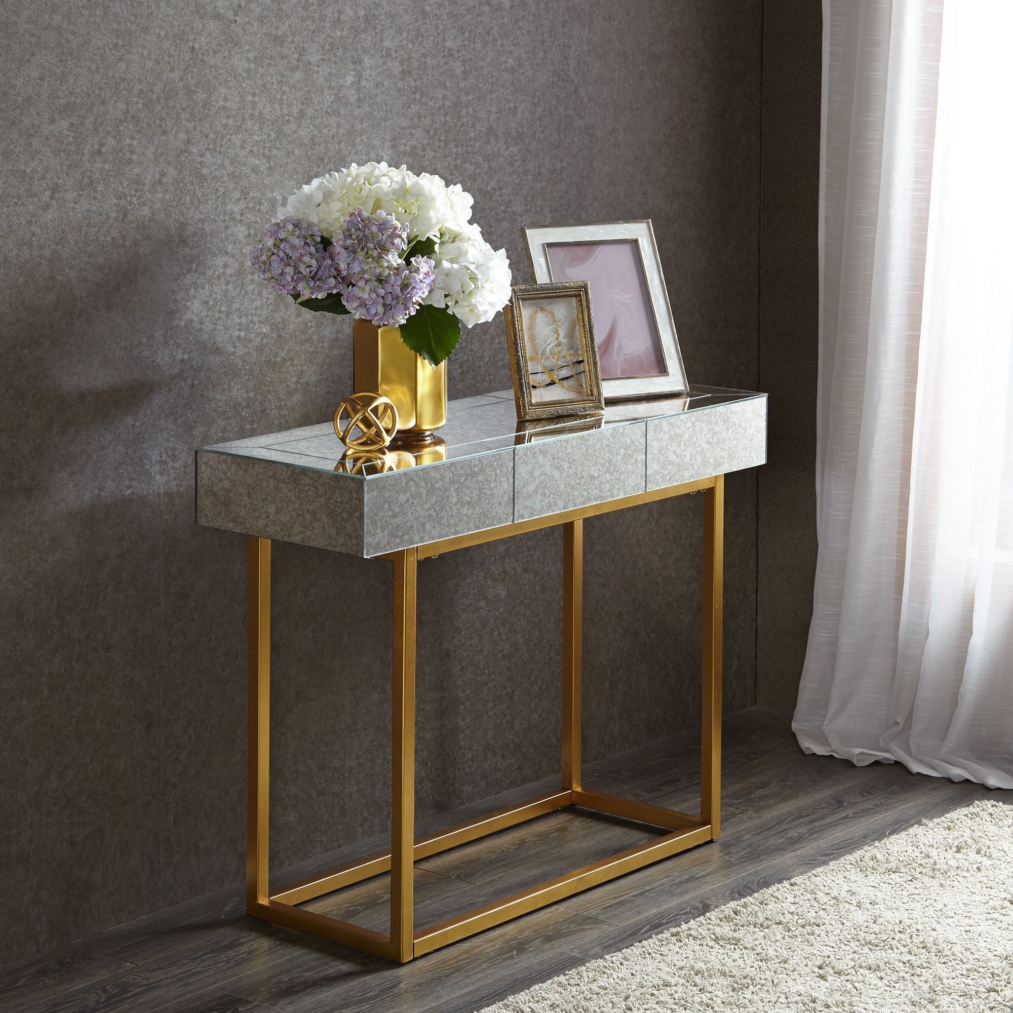 Sofa For Most Up To Date Square Black And Brushed Gold Console Tables (View 7 of 10)