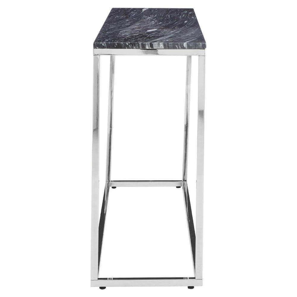 The Black Marble Console Table With Regard To Swan Black Console Tables (View 6 of 10)