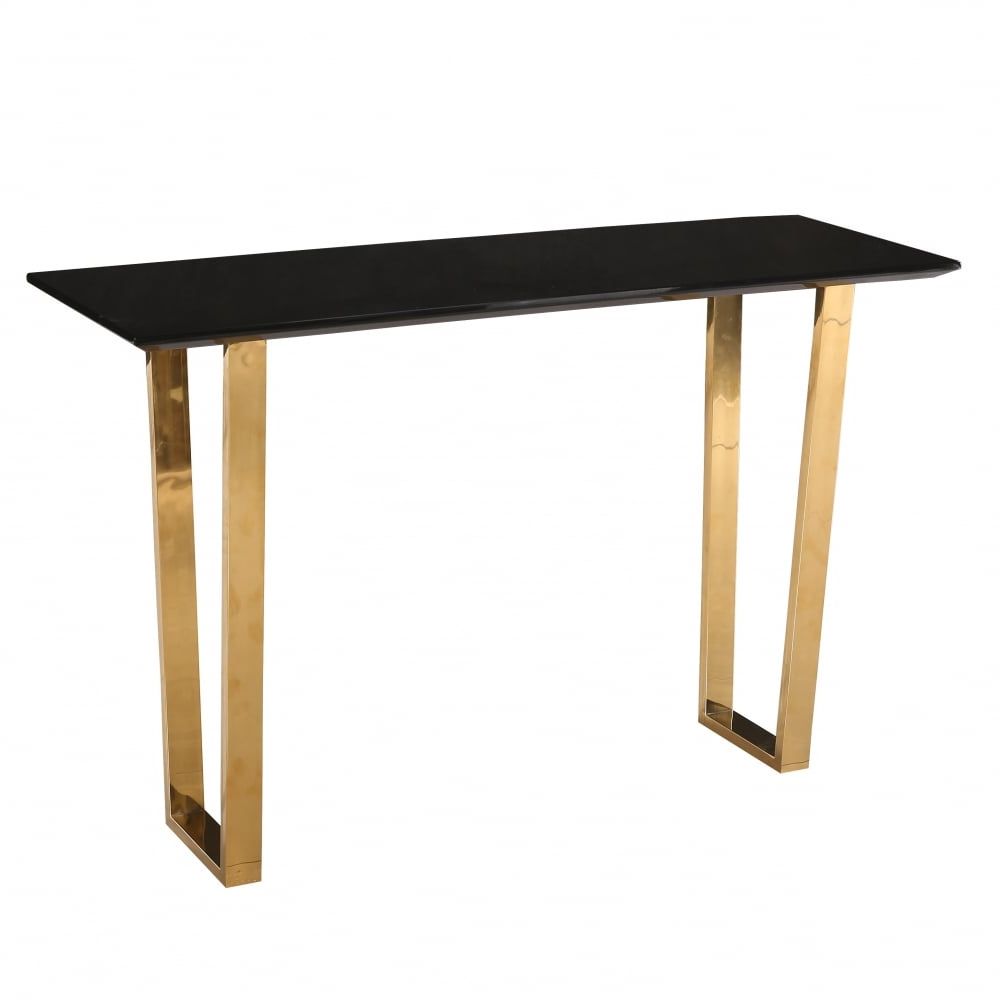 Trendy Antibes Black & Gold Console Table – Free Delivery In Black And Gold Console Tables (View 8 of 10)