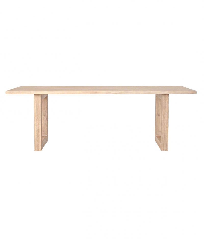 Trendy Natural And Black Console Tables Within Solid Oak Dining Table – Natural / White / Black (View 8 of 10)