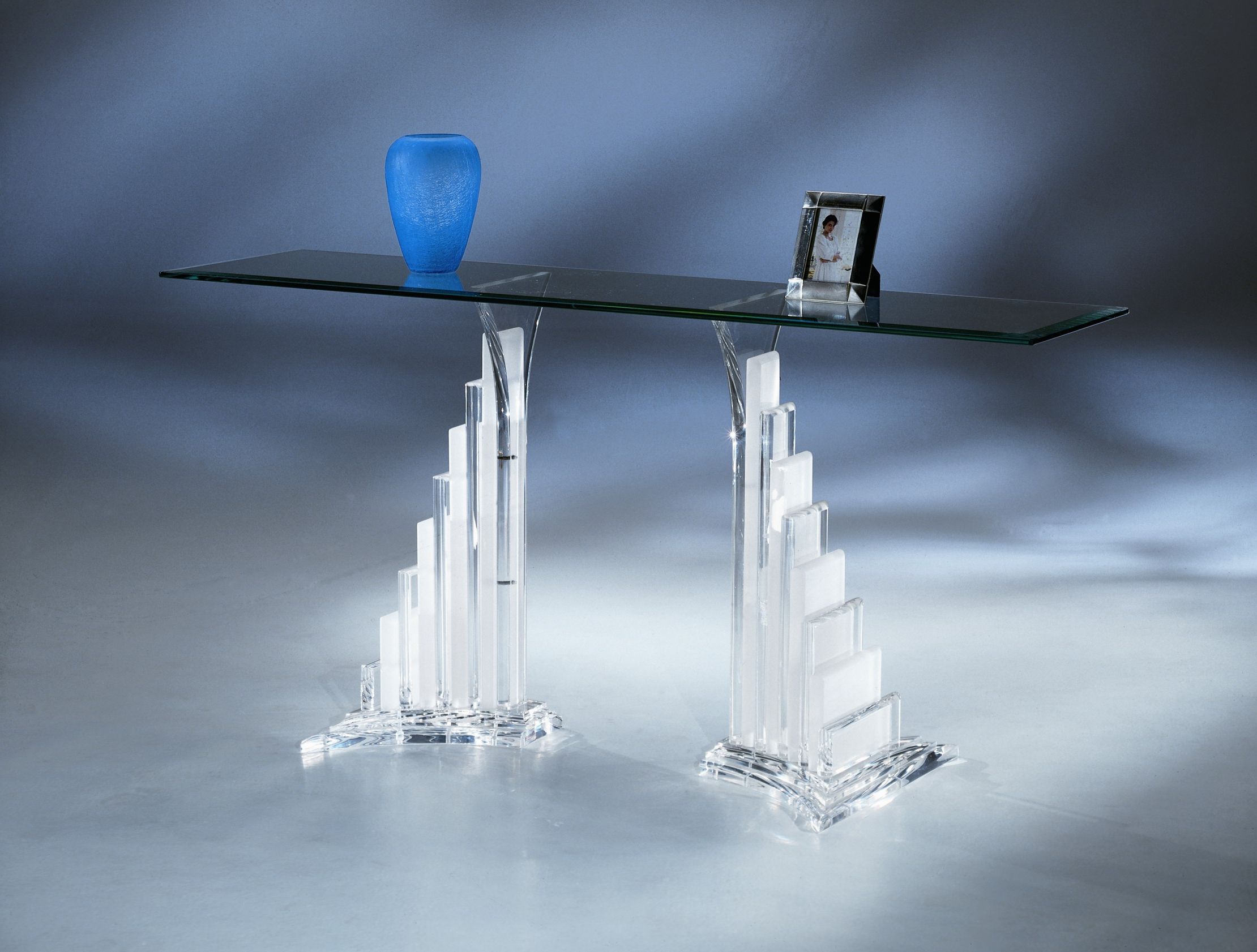 Well Known Acrylic Modern Console Tables With Regard To Curvology Sofa Table Base (View 3 of 10)