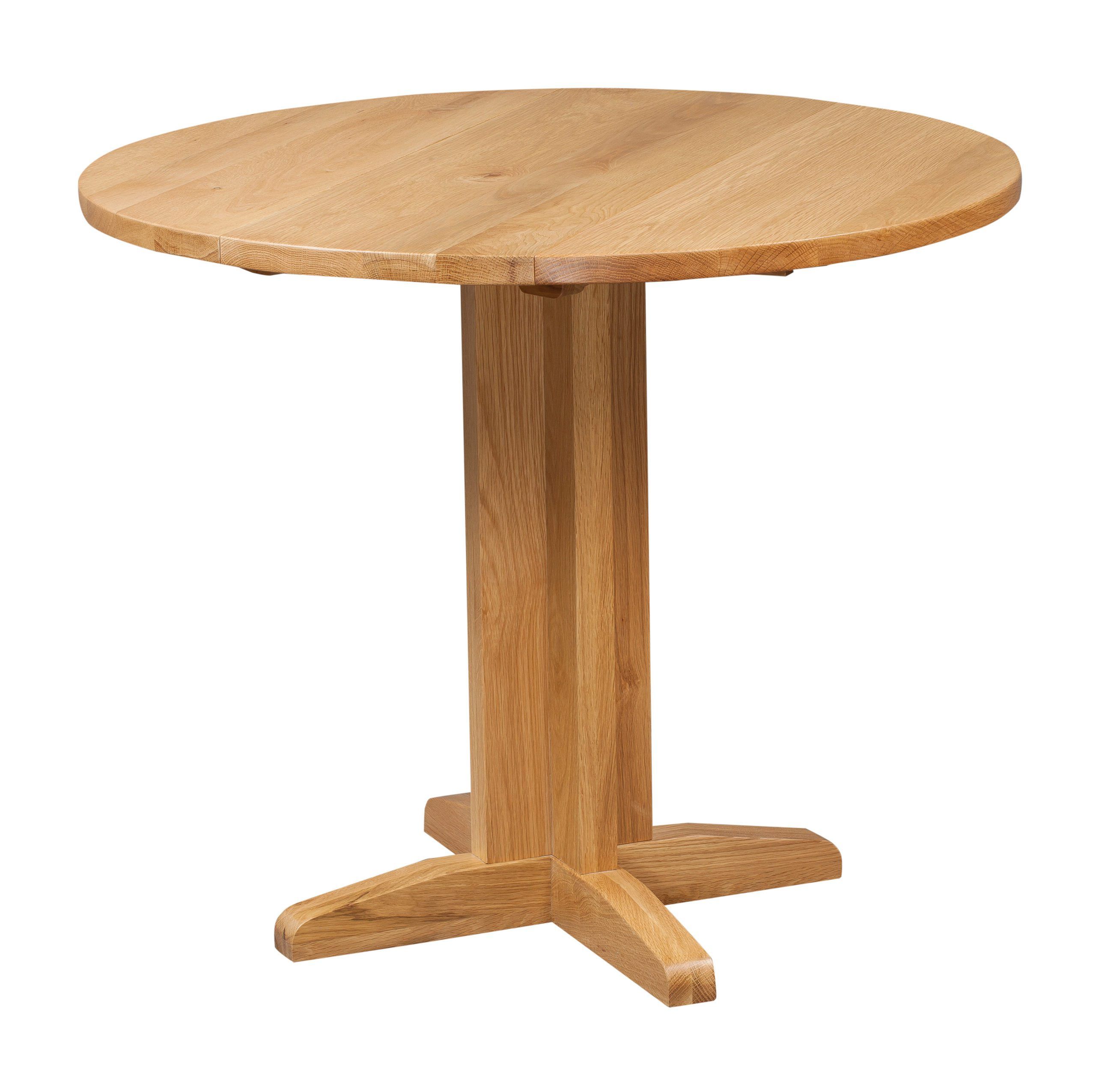 Well Known Dorset Oak Drop Leaf Table – Edmunds And Clarke Furniture With Leaf Round Console Tables (View 3 of 10)