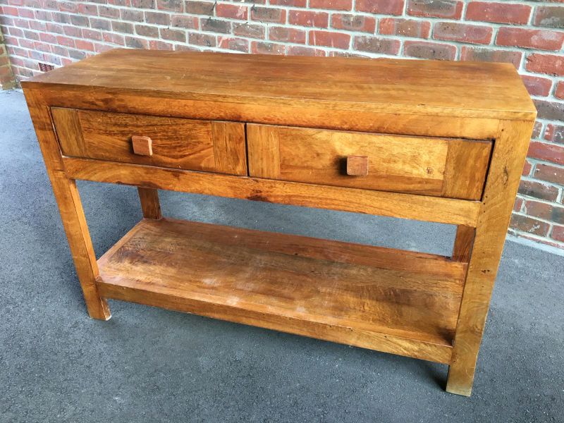 Well Known Mango Wood Sideboard / Console Table (View 8 of 10)