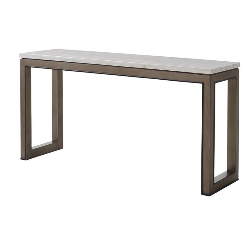 White Marble Console Tables For Most Recently Released Lexington – Ariana Vernay Rectangular Console Table In (View 9 of 10)