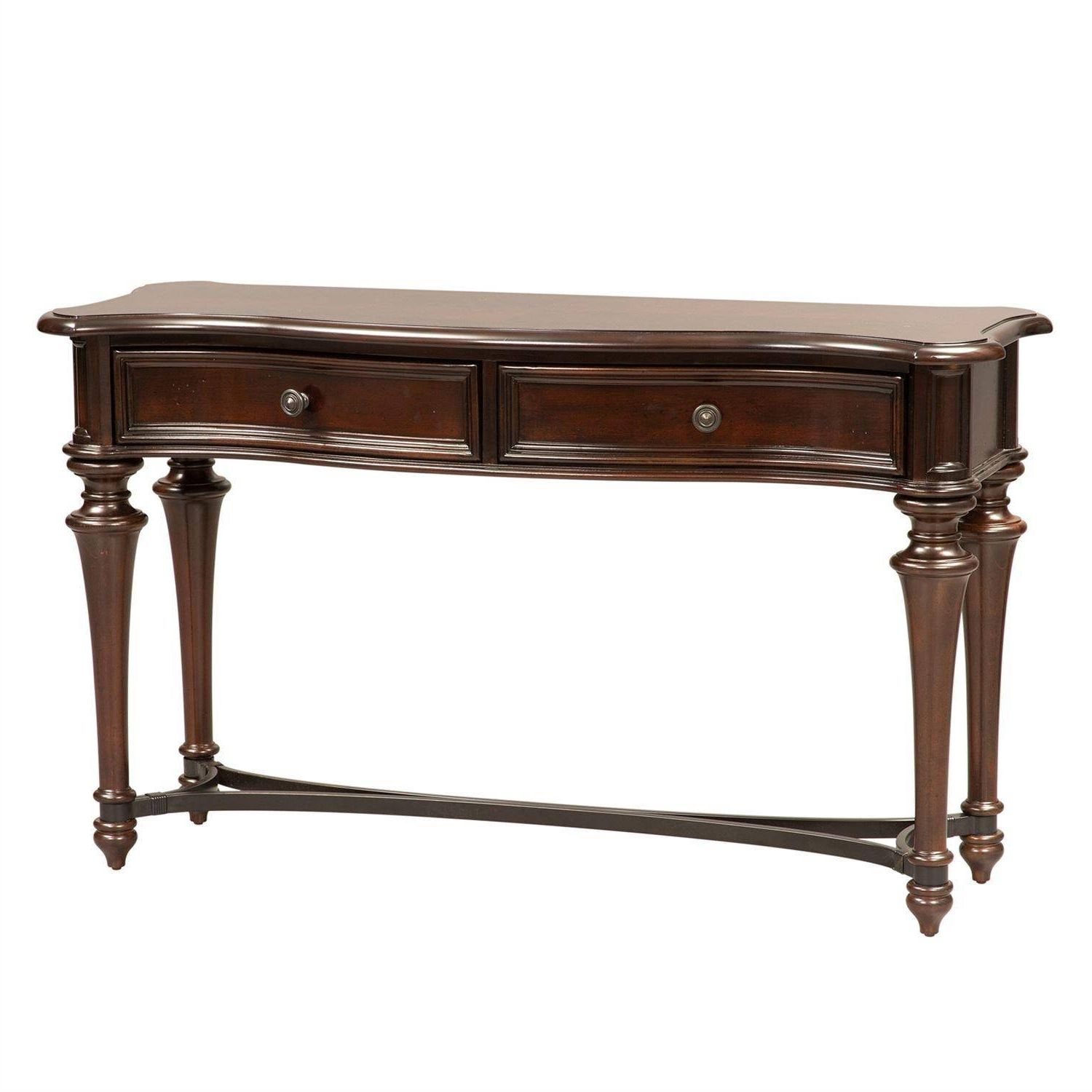 Widely Used Black And Oak Brown Console Tables In Brown Wood Console Table Kingston Plantation (720 Ot (View 1 of 10)
