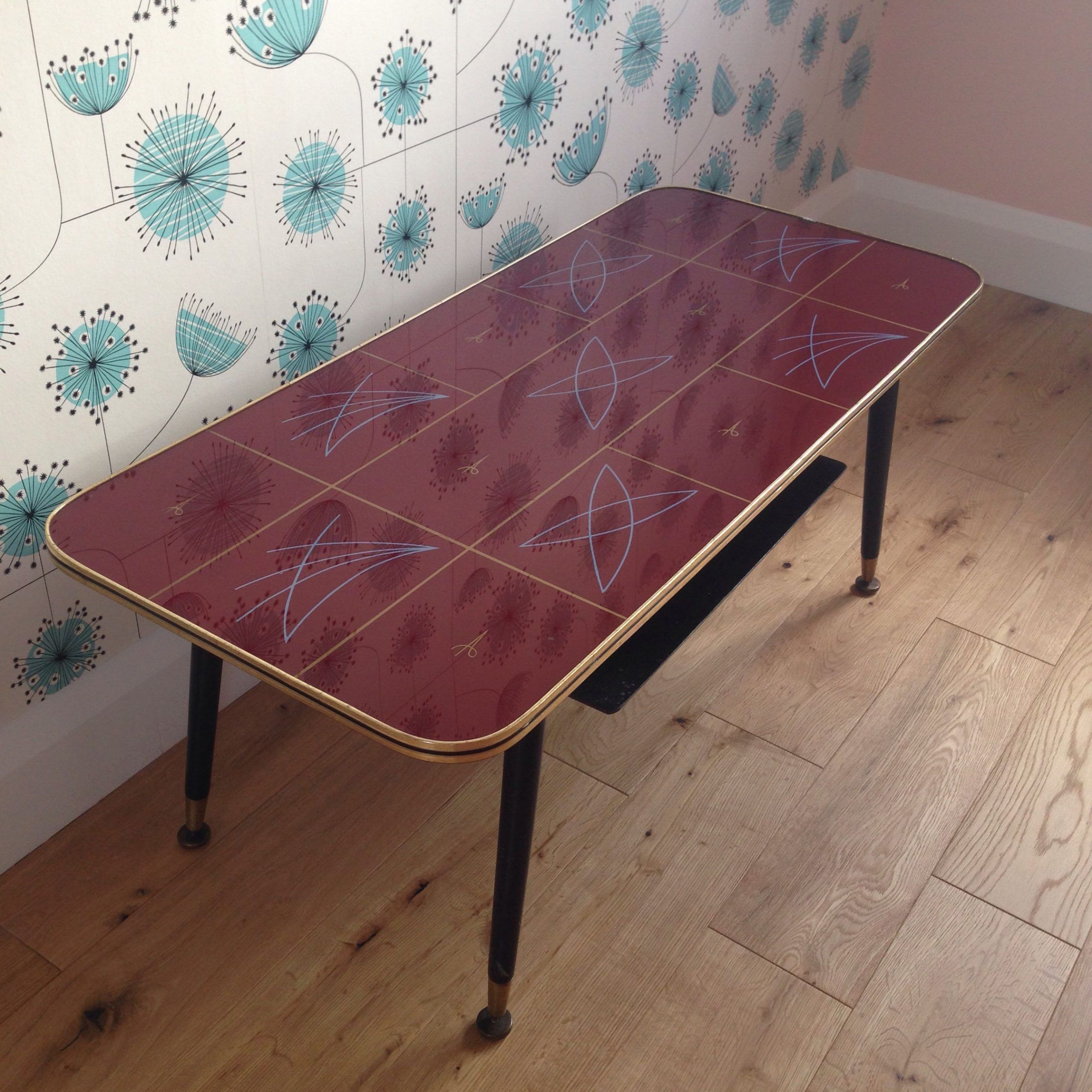 1950's Vintage Formica Coffee Table Now Available On Www (View 8 of 10)