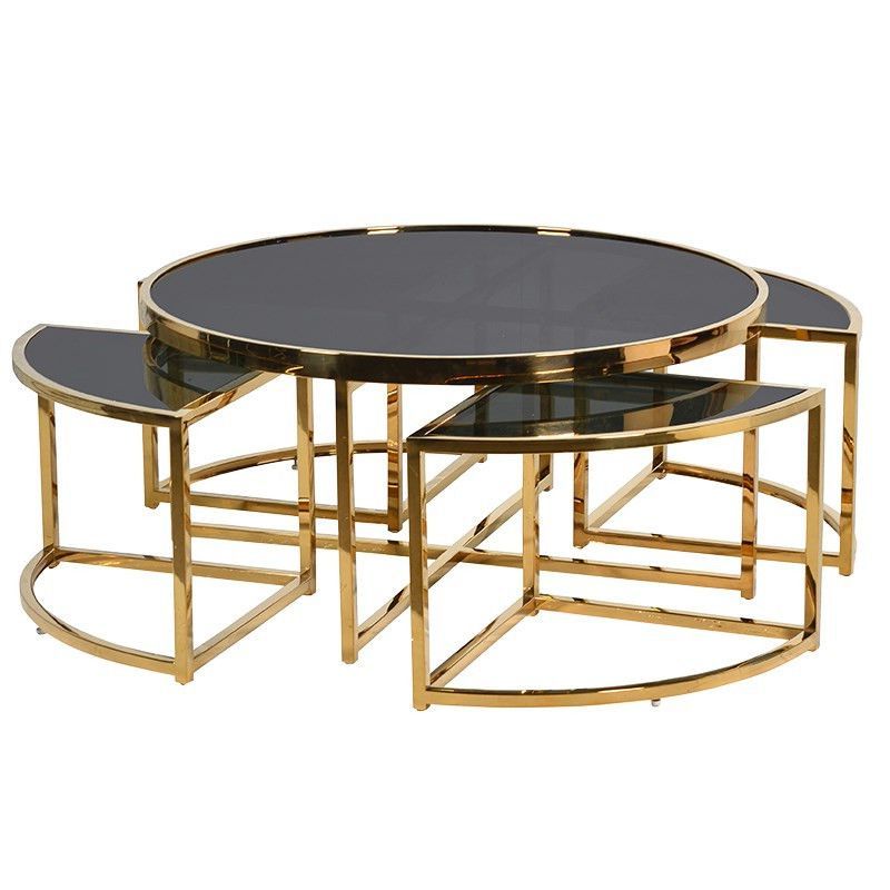 2019 5 Piece Coffee Tables For Utterly Divine, This 5 Piece Eclipse Coffee Table Manages To Combine (View 2 of 10)