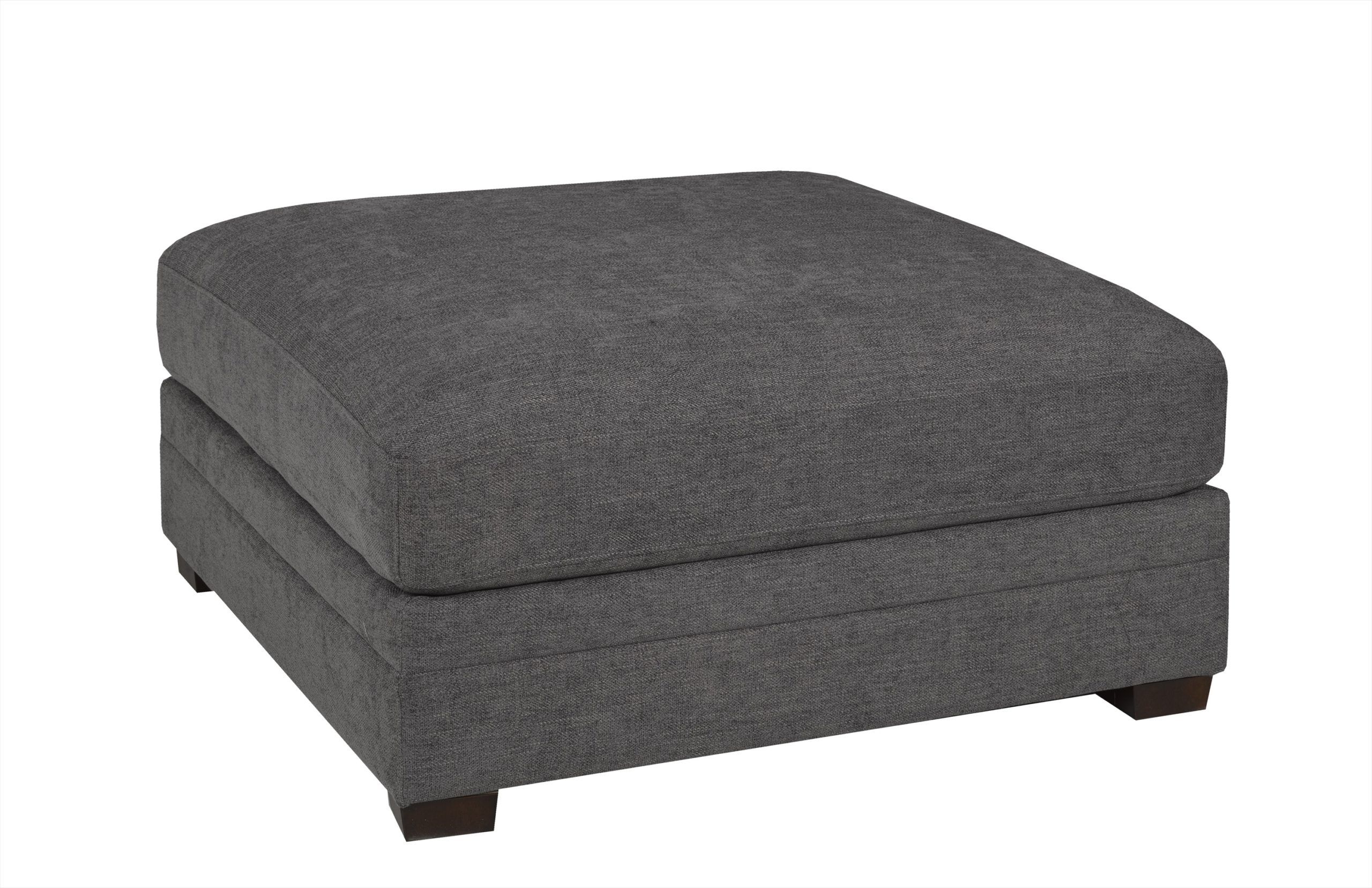 2019 Contemporary Charcoal Grey Ottoman (View 1 of 10)