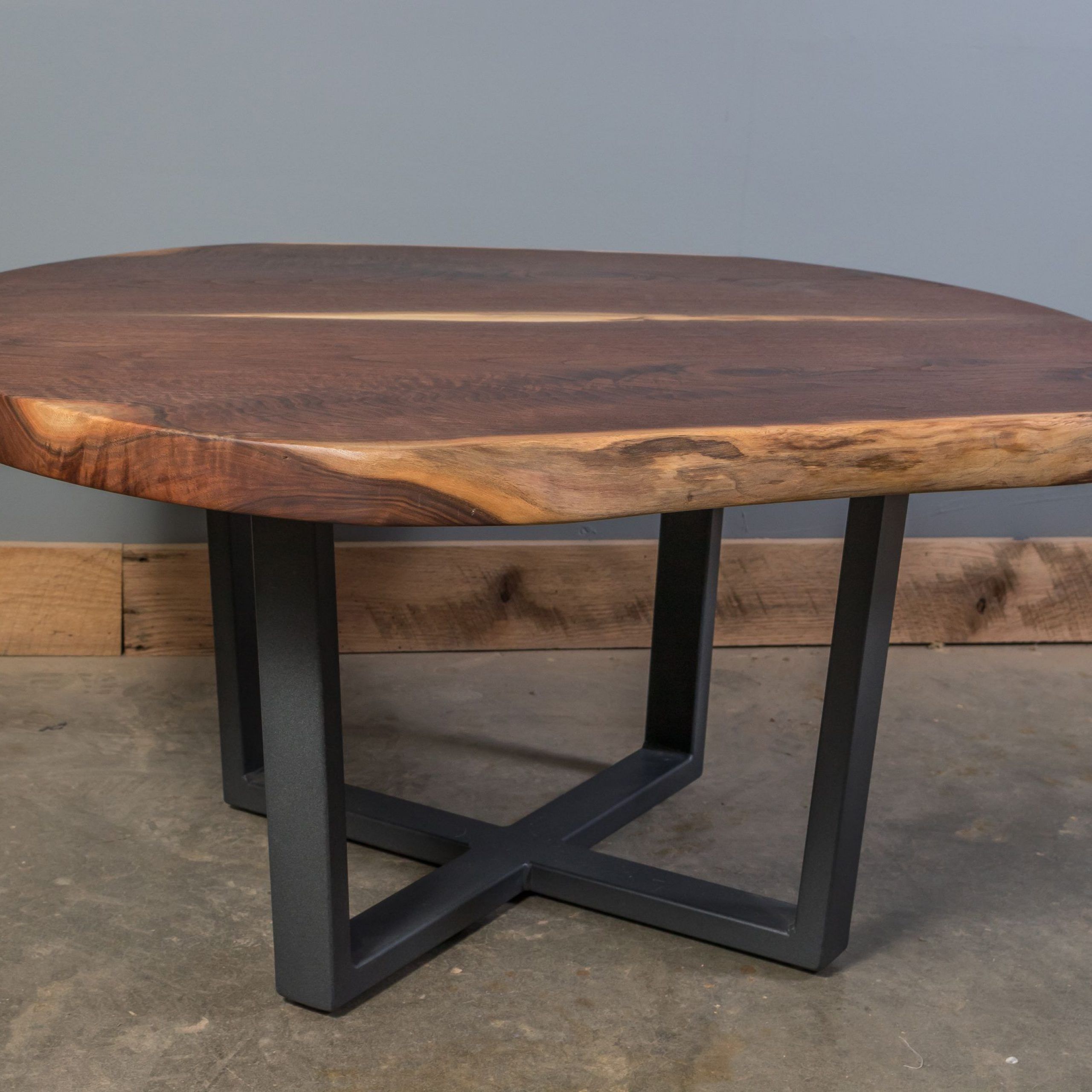 2019 Dark Walnut Drink Tables Throughout Buy Handmade Live Edge Black Walnut Coffee Table, Made To Order From Kc (View 6 of 10)