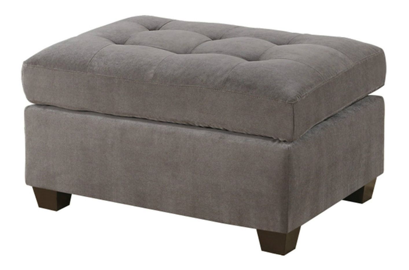 2019 Grey Fabric Ottoman – Steal A Sofa Furniture Outlet Los Angeles Ca Within Gray Wool Pouf Ottomans (View 4 of 10)