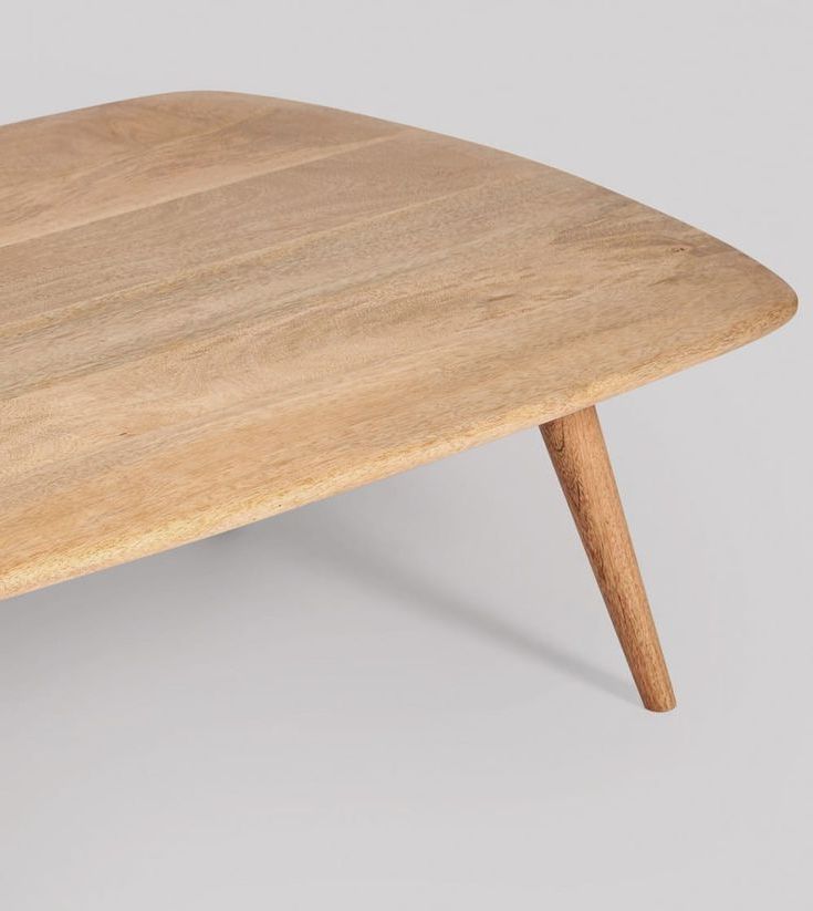 Akira Scandi Style Coffee Table In Natural Mango Wood (View 7 of 10)