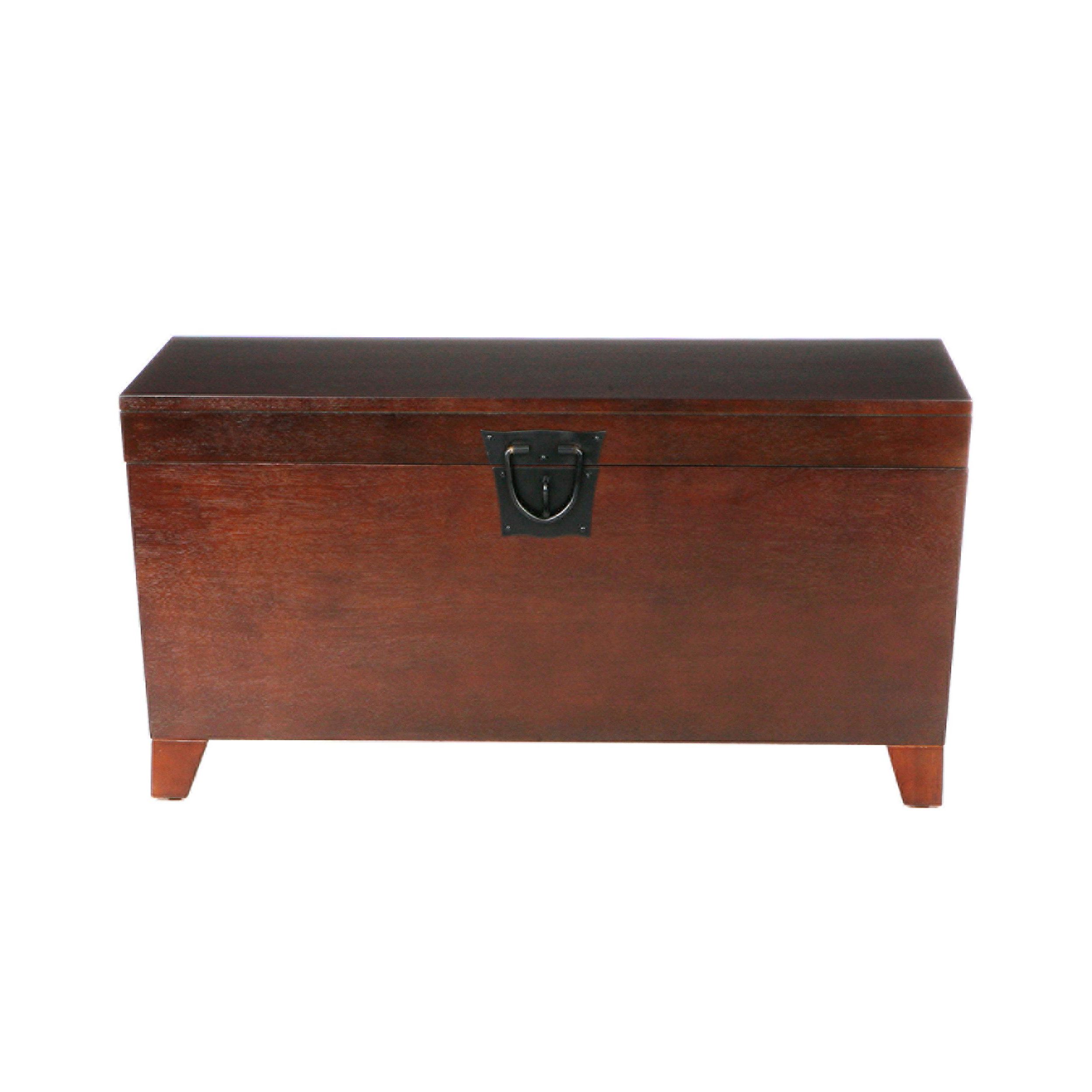 Amazon: Southern Enterprises Pyramid Storage Trunk Cocktail Table In Most Recently Released Walnut Wood Storage Trunk Cocktail Tables (View 6 of 10)