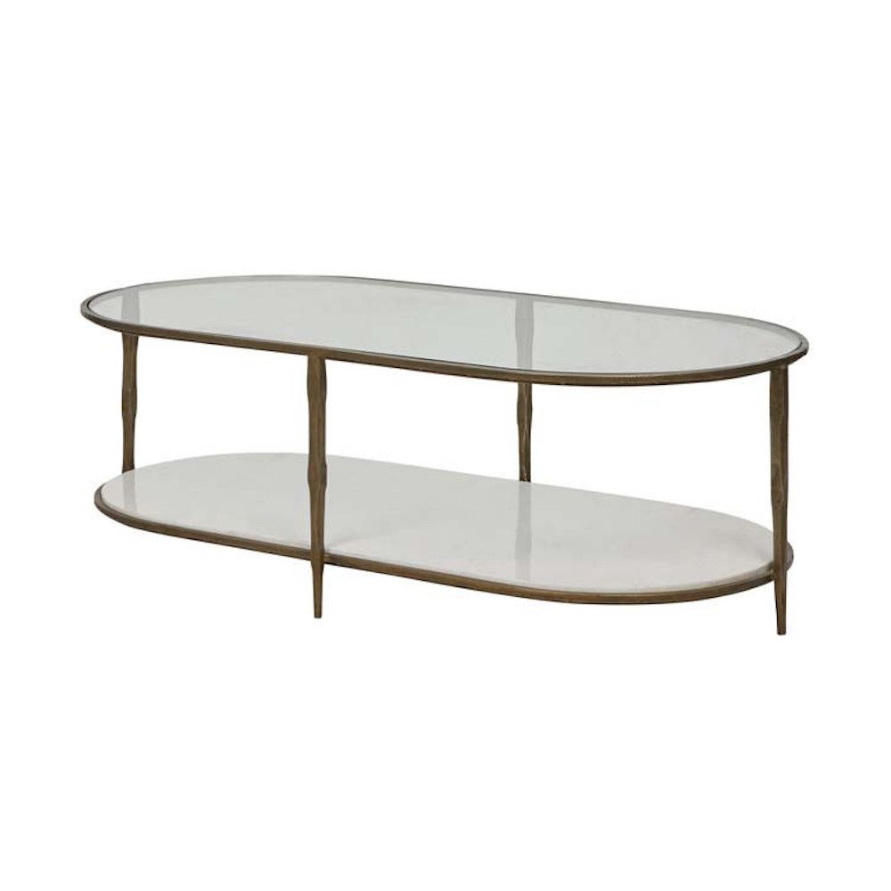 Amelie Oval Coffee Table White Marble – Make Your House A Home, Bendigo Within 2019 White Stone Coffee Tables (View 6 of 10)