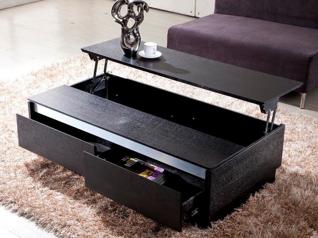 Black Coffee Table Design Images Photos Pictures With Regard To Most Current Aged Black Coffee Tables (View 2 of 10)