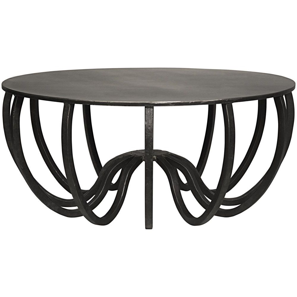 Black Metal Cocktail Tables Throughout 2020 Cambell Coffee Table, Black Metal – Cocktail Tables (View 6 of 10)