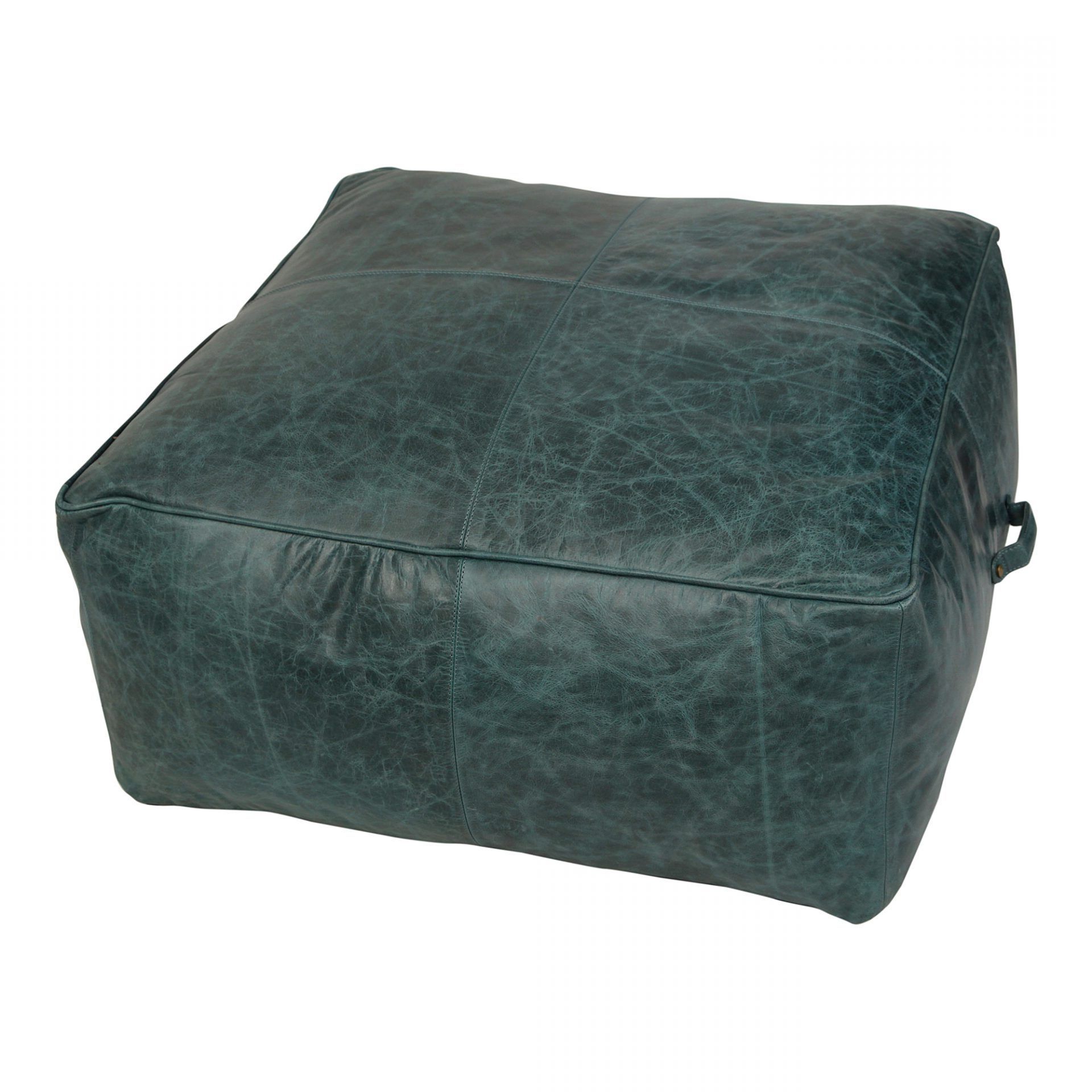 Blue In Newest Light Blue Cylinder Pouf Ottomans (View 6 of 10)