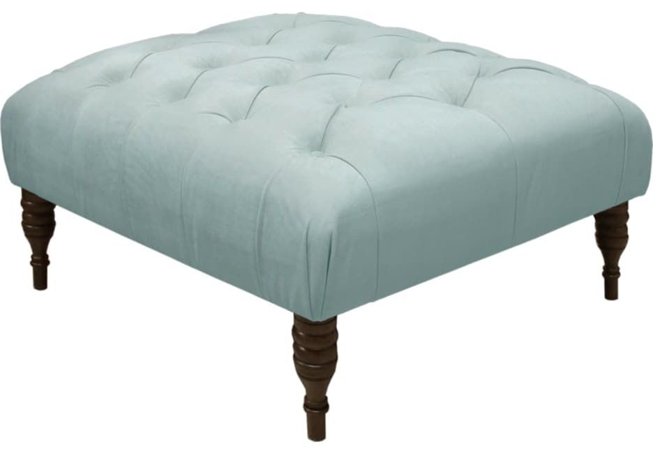 Blue Ottoman, Cocktail Ottoman (View 6 of 10)