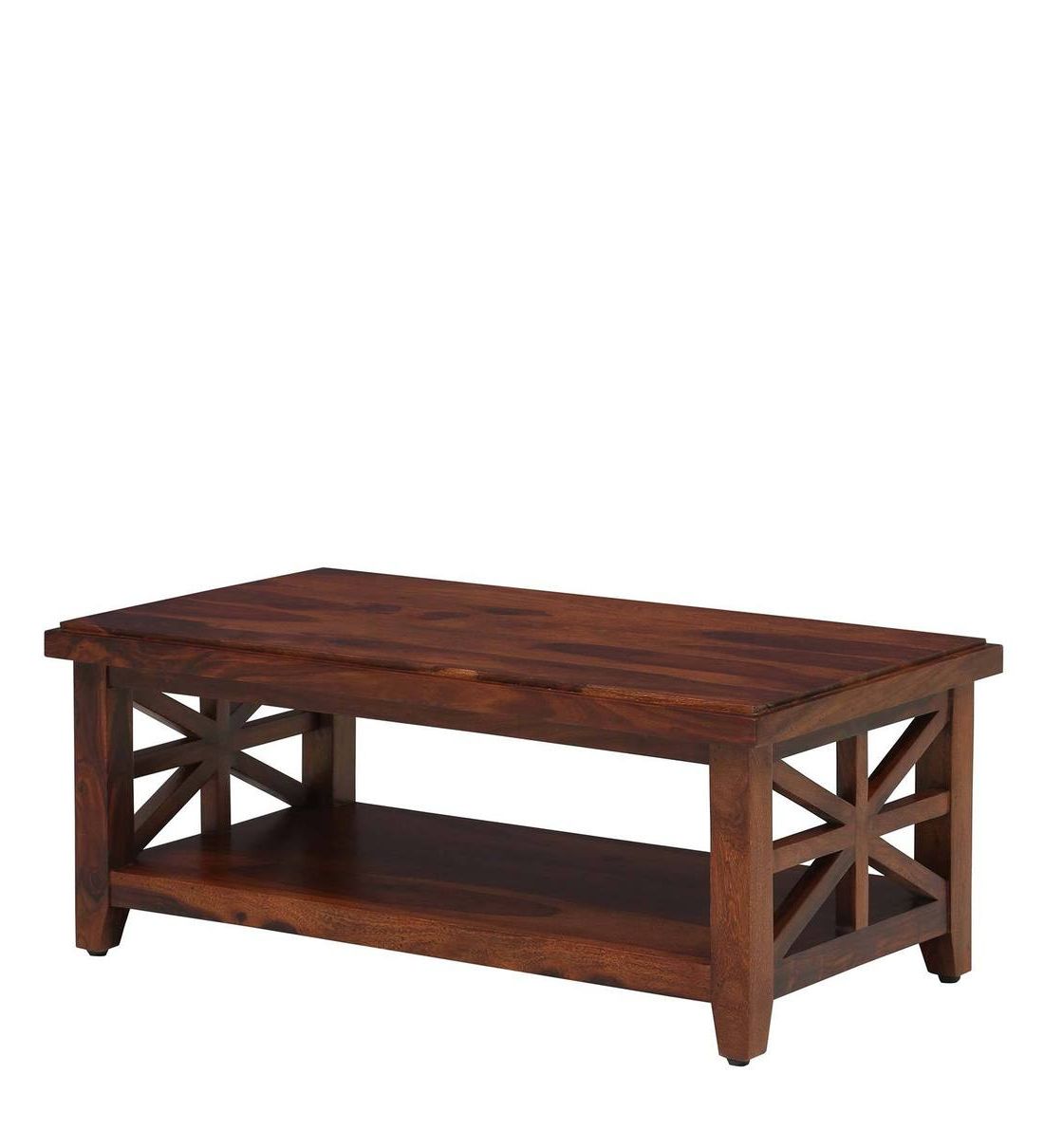 Buy Kodiaq Solid Wood Coffee Table In Honey Oak Finish – Woodsworth Within Latest Honey Oak And Marble Coffee Tables (View 6 of 10)
