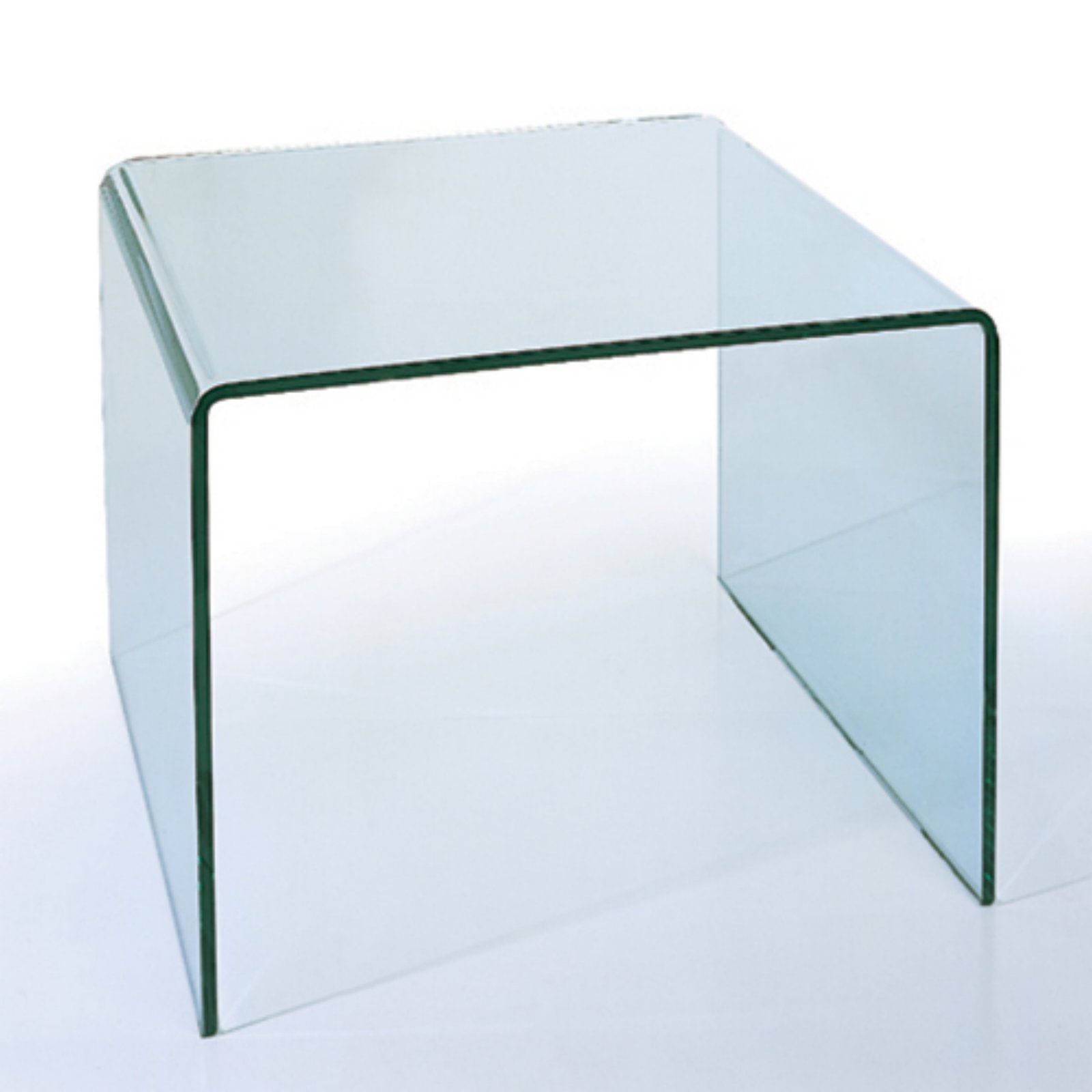 C26a Glass Square End Table (View 4 of 10)